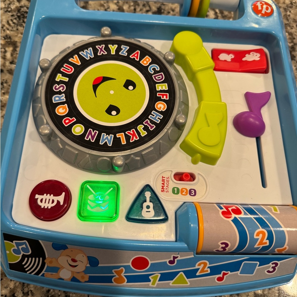 Fisher-Price Interactive Music Toy - Blue and Green